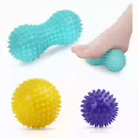 Uraqt Faszienmassagebälle 3er Set Igelball Noppen Rücken bei 1 st