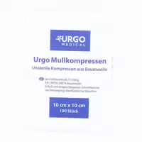 Urgo Mullkompressen 10x10 Cm Unsteril 100 St Kompressen