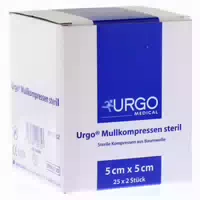 Urgo Mullkompressen 5x5 Cm Steril 25x2 St Kompressen