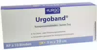 Urgoband Kompressionsbinden mit Kurzem Zug 10 cm X 5 m