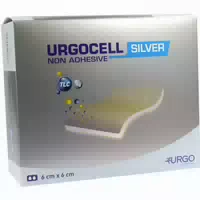 Urgocell Silver Non Adhesive Verband 6x6 Cm 10 St Verband