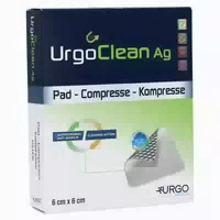 Urgoclean Ag Kompressen 6x6 cm Steril 10 st