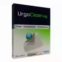 Urgoclean Ag Kompressen 10x12 cm Steril 10 st