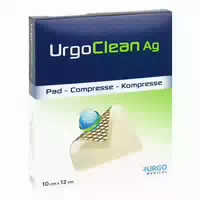 Urgoclean Ag Vlieskomp 10x12 cm Steril 10 Verbände