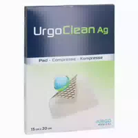 Urgoclean Ag Kompressen 15x20 cm Steril 5 st