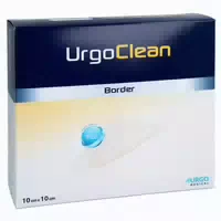 Urgoclean Border 10x10 Cm Wundauflage 10 St