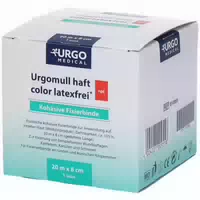 Urgomull Haft Color Latexfrei Rot 20 m X 8 cm