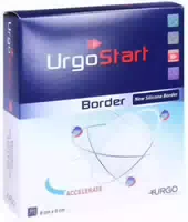 Urgostart Border 8 X 8 cm 10 Schaumstoffwundverbände