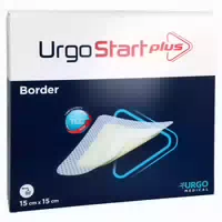 Urgostart Plus Border 15x15 Cm Wundverband
