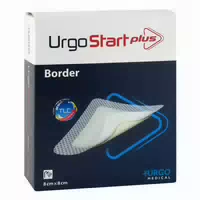 Urgostart Plus Border 8x8 Cm Wundverband 10 St
