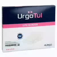 Urgotül Lite Border 8x8 cm Verband 10 st