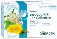 Sidroga Verdauungs und Gallentee Filterbeutel 20x2 0 g Tee