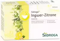 Sidroga Wellness Ingwer Zitrone Tee Filterbeutel 20x2 0 g Tee