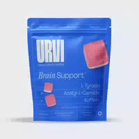 Urvi Brain Gummies – l Tyrosin, Acetyl l Carnitin, mit Folat Quatrefolic , Vitamin B12 & Koffein