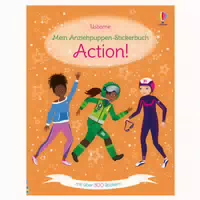 Mein Anziehpuppen Stickerbuch: Action!