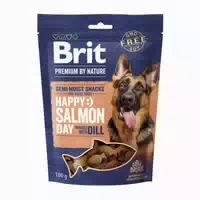Brit Premium Dog Semi Moist Snack Salmon Halbweicher Snack Für Hunde 0,18 Kg