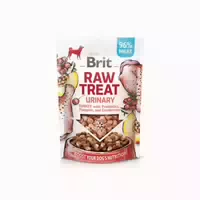 Brit Care Raw Treat Freeze Dried Urinary Cat Gefriergetrockener Leckerbissen Huhn und Pute mit Probiotika für Katzen 0,04 kg