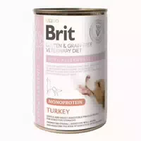 Brit Veterinary Diet Dog Hypoallergenic Monoprotein Turkey Mit Pute Für Hunde Mit Allergien Und Hautproblemen 0,4 Kg