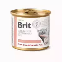 Brit Veterinary Diet Renal Tuna&salmon&pea Nassfutter Für Katzen 0,2 Kg