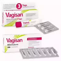 Vagisan Myko Kombi 3 Tage Vagisan Probioflora Milchsäure Bakterien Set bei Scheidenpilz
