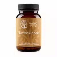 Valeo Vita Nattokinase 2000 Fu – Hochdosiert, Vitamin K2 Frei, aus Fermentiertem Natto, 100% Vegan
