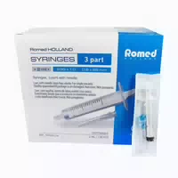 Romed Einmalspritzen Mit Einmalkanülen 2 Ml 3 Teilig Steril 100 St