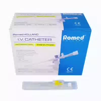 Romed I V Katheter Venenverweilkanülen, Gelb 24 G 50 St