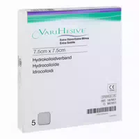 Varihesive Extra Dünn 7,5x7,5 Cm Hkv Hydroaktiv 5 St