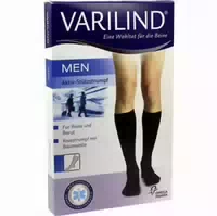 Varilind Men Kniestrumpf Xl Baumwolle Schwarz
