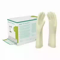 Vasco Op Powdered Handschuhe Latex Größe 7,5 Naturweiss