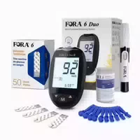 Fora 6 Duo mg dl Blutzuckerteststreifen Set 1 st