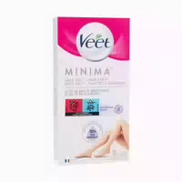 Veet Minima Easy Gel Wachs Klebestreifen 12 Stk