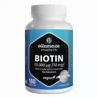 Biotin 10 Mg Hochdosiert Vegan Tabletten 240 St