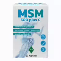 Msm 500 mg Plus Glucosamin Vitamin C 180 st