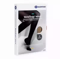 Venotrain Micro K2 Ag m N Lo Noppenhaftband Creme mit Spitze