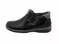 Boots Stiefeletten Gefüttert Schwarz 42