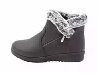 Gefütterte Boots Stiefeletten Braun 40
