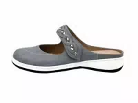 Damen Clogs Komfortable Slipper Blau 41 Eu