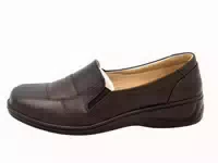 Komfort Damen Mokassins Halbschuhe Dunkelbraun Hellbraun 42