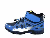 Herren Wanderschuhe Gefütterter Stifel Navy Blau Weiß 45