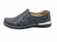 Mokassins Halbschuhe Slipper Blau 39