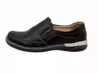 Mokassins Halbschuhe Slipper Schwarz 40
