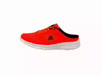 Pantoletten Sandalette Slipper Sabots Orange Schwarz 43