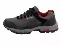Wanderschuhe Outdoor Jogging Schuhe Dunkelgrau Weinrot 45