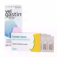 Verdauungsset Velgastin Carum Carvi Baby Kümmelzäpfchen