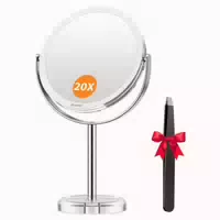 Vergrößerungsspiegel Doppelseitig 20fach Tisch 1x 20x 360&#x 1 st