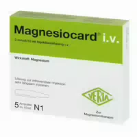 Magnesiocard I V Injektionslösung 5x10 ml Injektionslösung