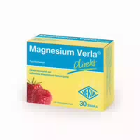 Magnesium Verla Direkt Himbeergeschmack 30 St Granulat