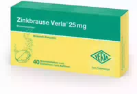 Zinkbrause Verla 25mg 20 st Brausetabletten
