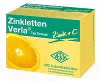 Zinkletten Verla Orange Lutschtabletten 200 St